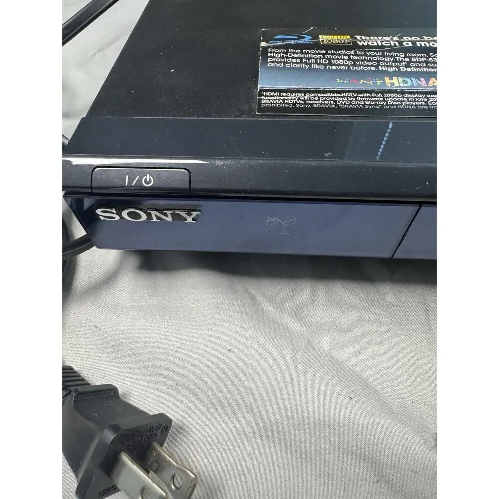 Sony BDP-S350 Blu Ray Disc DVD Player HDMI Tested Working No Remote